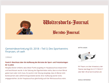 Tablet Screenshot of bernds-journal.de